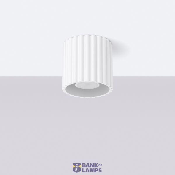 Ceiling lamp AURA 1 white GU10 image 3
