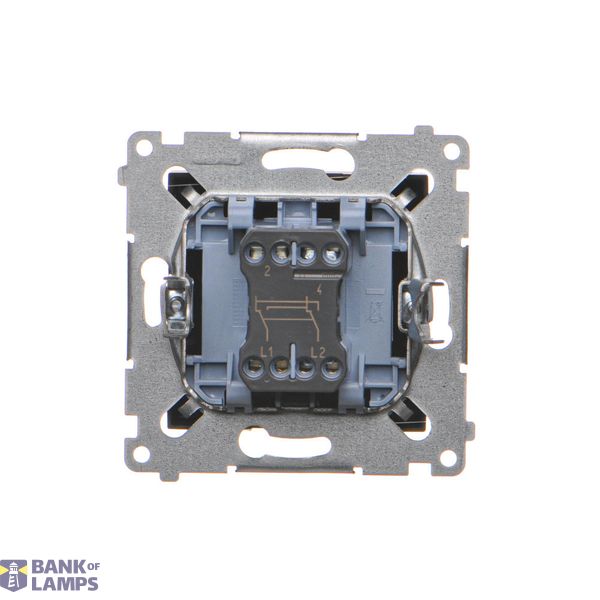 Single socket outlet with earthing, black matt, 16A image 1