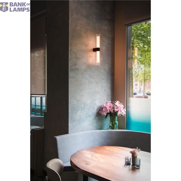 LYGANT double, wall-mounted light, 3000K, 11W, black image 1