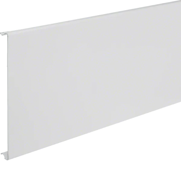 Cable channel cover 120mm, steel, RAL9016 image 1