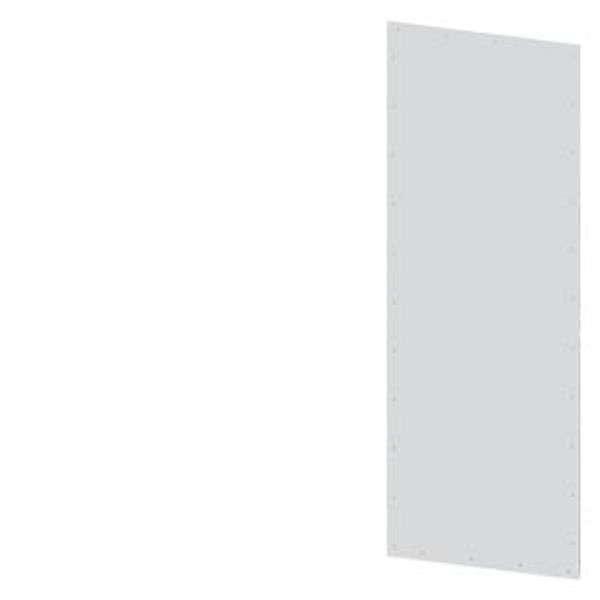 SIVACON, side panel, flat, IP40, H: 2200 mm, W: 800 mm, RAL 7035 image 1