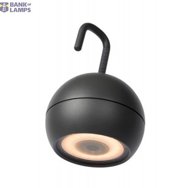 Lucide SPHERE - Pendant light Outdoor - Ø 10,2 cm - LED Dim. - 1x2W 2700K - IP54 - Anthracite image 1