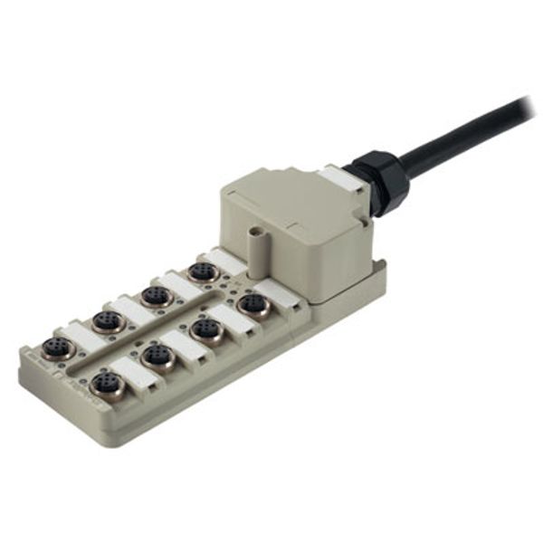 Hood version, M12, 30 V, A-coded, LED: Yes, LED initiator: Yes, Wiring type: PNP, 10 m image 1