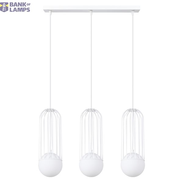 Pendant lamp BRINA 3L  white image 2