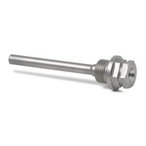 ALT-SSF100 - Protection pocket, 100 mm, stainless steel V4A, G0.5", PN40, LW7 image 1