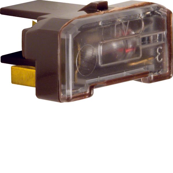 Glow lamp unit N-terminal, light control, brown image 1