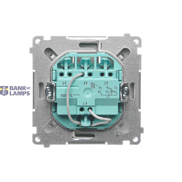 1/2 key left-sided with pictogram for electronic products, white matt image 1
