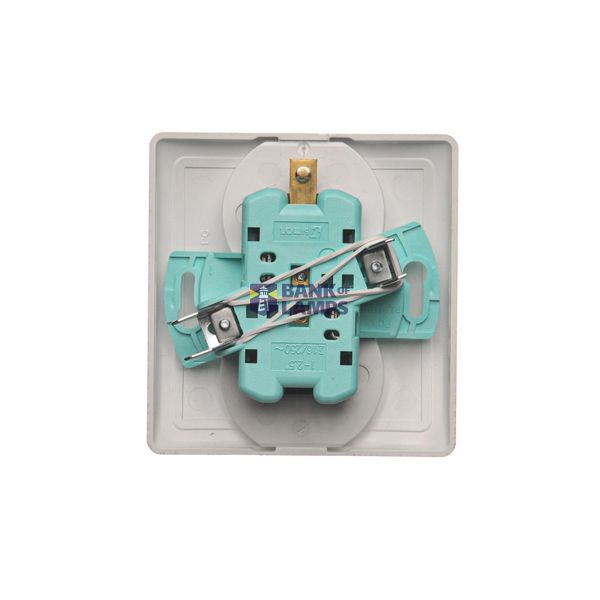 Single button for switches and push buttons, graphite mat image 1