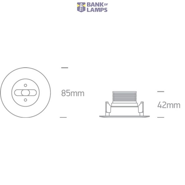 EMERGENCY RECESSED 3W 230V 3hrs image 5