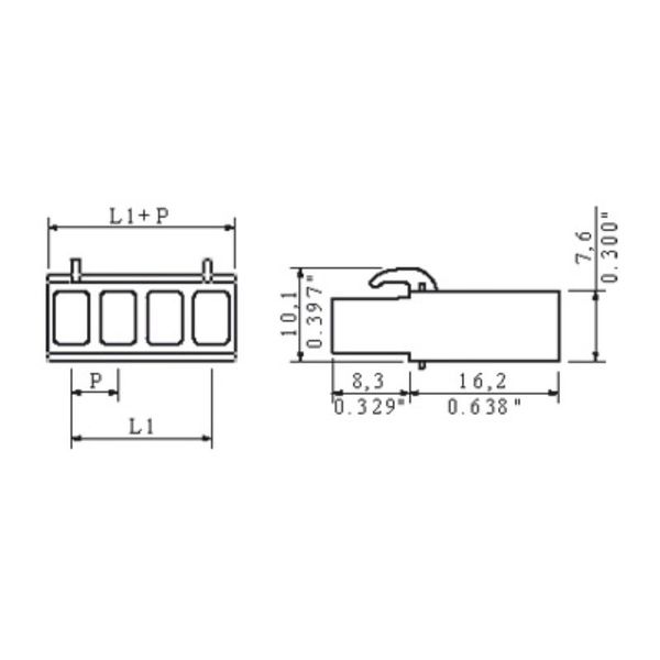 PCB plug-in connector, female plug, 5.08 mm, Number of poles: 2, 180°, Crimp connection, Clamping range, max. : 2.5 mm², Box image 1
