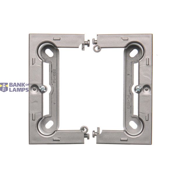 Sourface mounted foldable box, Inox, metallized image 1