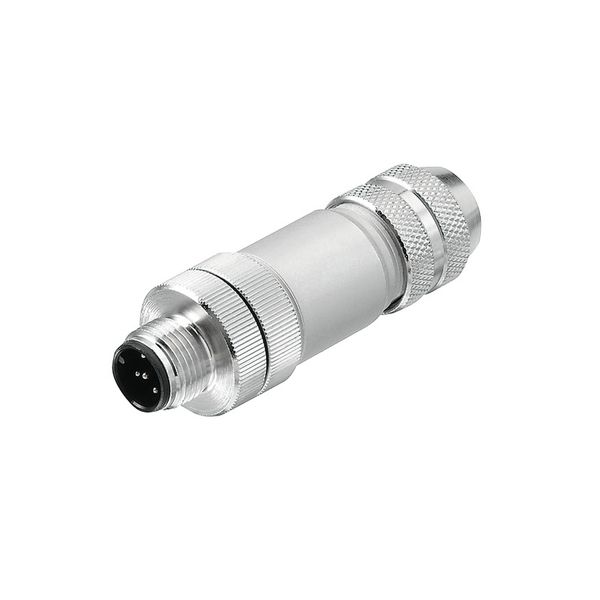 Field attachable connector, M12 image 1