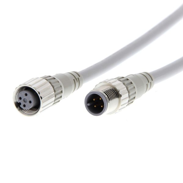 Cable with connectors on both cable ends, M12 straight socket (female) XS2W0435M image 1