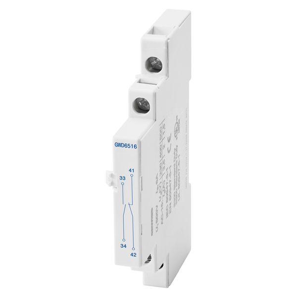 AUXILIARY CONTACT FOR MOTOR PROTECTION SWITCH WITH INDICATOR 1NO+1NC - 0 image 2
