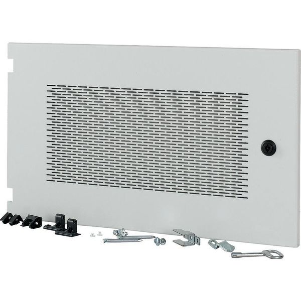 XTSZDSQV3-H350W600 Section wide door, ventilated, HxW=350x600mm, IP31, grey image 2