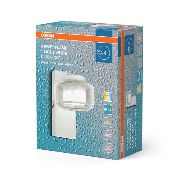 ORBIS FLAME 5.5W CLICKCCT IP44 WT OSRAM image 2