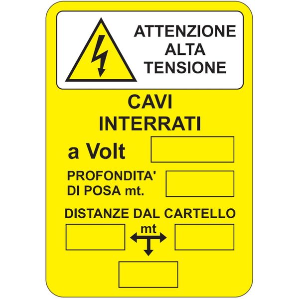 Various sign - Al - Dimensions: 330x500 mm image 1
