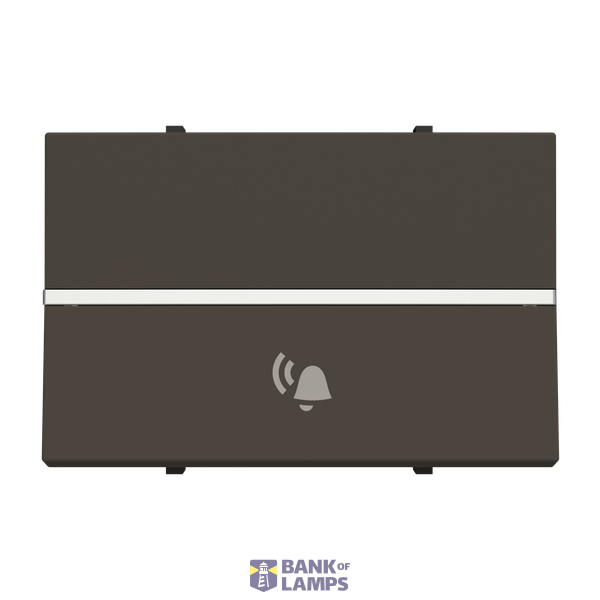 Push-button, NO, SP with bell symbol - 3M - Anthracite image 1