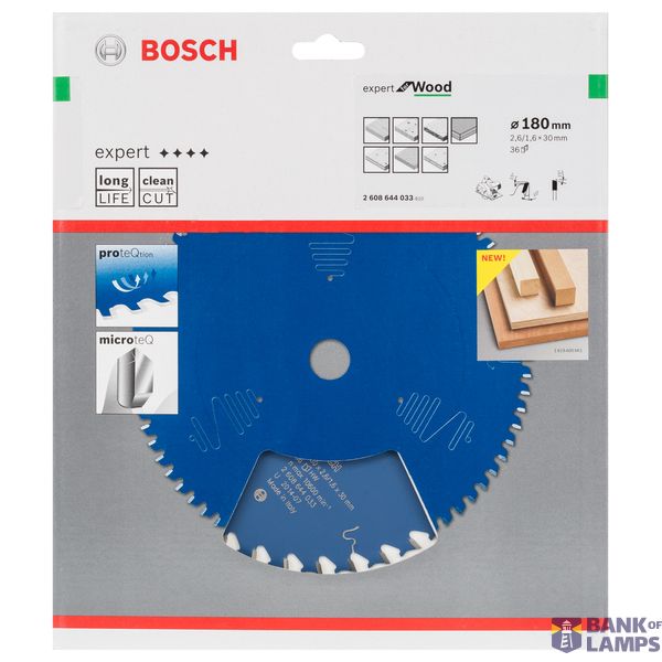 Circular saw blade Expert for Wood 180 x 30 x 2,6 mm, 36 image 2