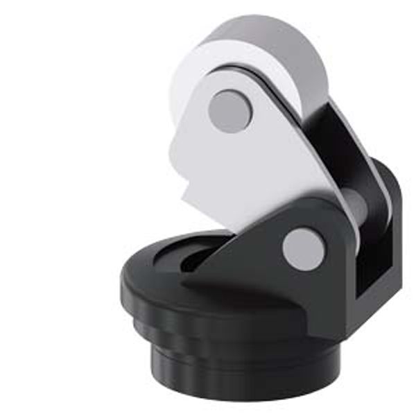 Actuator head for position switch 3SE51/52 Roller lever, Form E, with Stainless steel lever and image 1