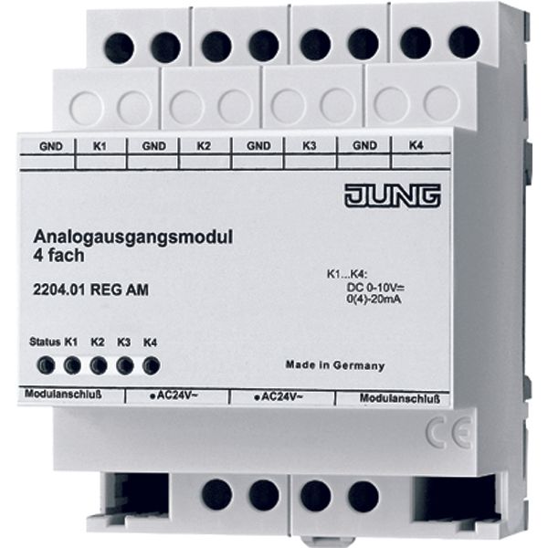 Output module KNX Analog actuator module image 2