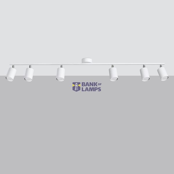 CEILING LAMP LEMMI 6L WHITE GU10 6X10W IP20 image 3