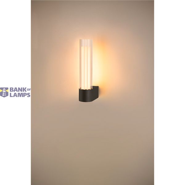 LYGANT single, wall-mounted light, 3000K, 8W, black image 4