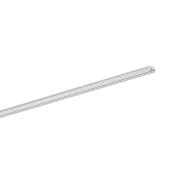 Surface-mount aluminum profile for 1 LED strip, flat U-profile SMALL, length 1m image 3