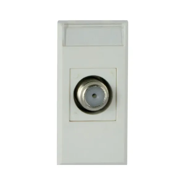 FEMALE F-TYPE CONNECTOR    WHITEK 1M image 1