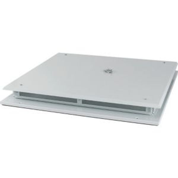 XTSZPTAV4-W1000 Top plate, ventilated, W=1000mm, IP42, grey image 2