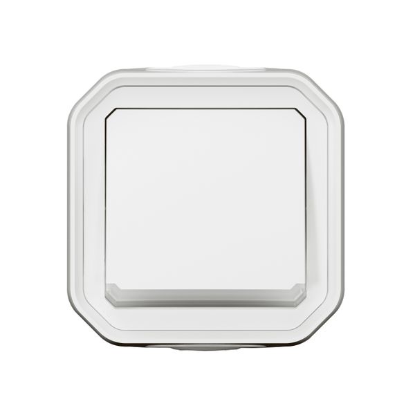 PLEXO PUSH BUTTON NO CONTACT LOCATOR - WHITE - FLUSH image 1