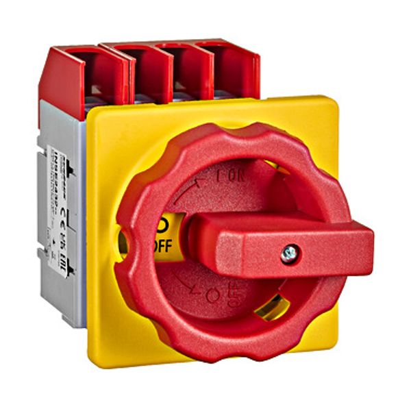 Emergency-Stop Main Switch 4-pole 4 hole mounting 32A image 1