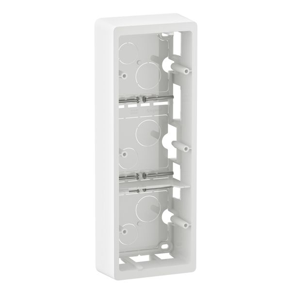 SURFACE MOUNTING BOX 3 GANG WHITE image 7