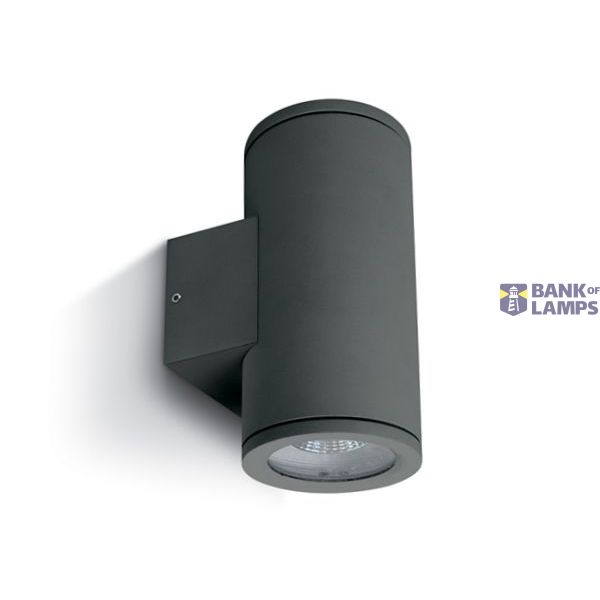 ANTHRACITE WALL GU10 2x10W IP54 image 1