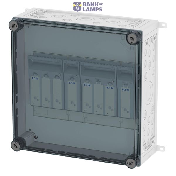 NH individual enclosure 2x XNH00, 3-pole+1-pole, incl. finger-protecti image 2