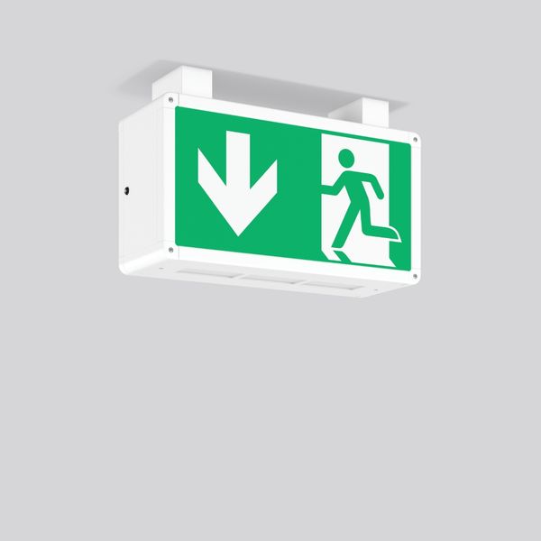 RECHTECK, 5,1 W, white, on/off Ceiling luminaires, L 362 B 125 H 192,  image 1