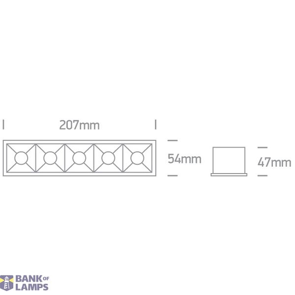 BLACK LED 20W WW 38deg IP20 230V image 2