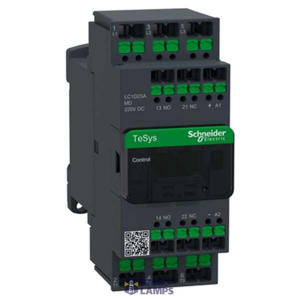 CTR Deca 25A 3P 220V DC Snap-in image 1
