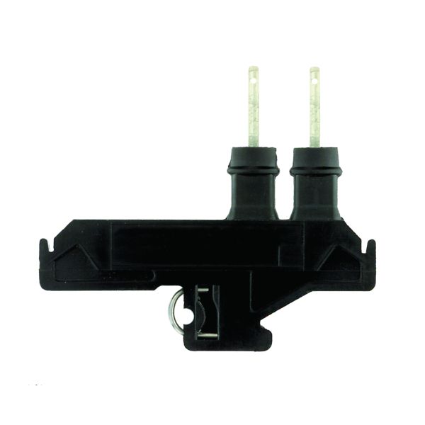 Feed-through terminal block, Termipoint connection, black, 0.5 mm², 12 A, 800 V, Number of connections: 2 image 1