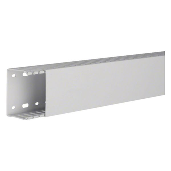 Wiring duct halogen-free V0-PC/ABS HNG 50x75mm light gray image 1