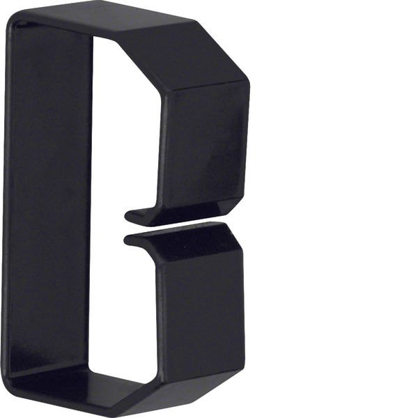 Cable retaining clip made of PVC for LKG 50x75mm black image 1