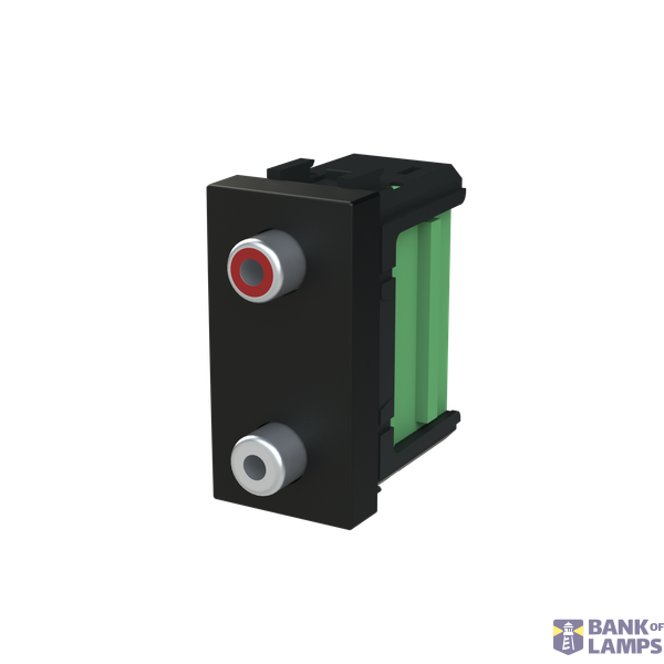 N2155.2 NT - 2x RCA socket (Red-White) image 2