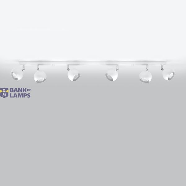 CEILING LAMP OCULARE 6L WHITE GU10 6X40W IP20 image 6