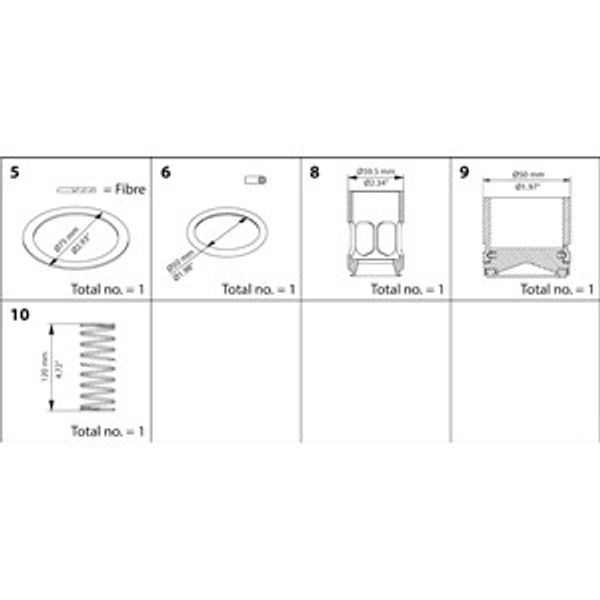 CHV Overhaul kit DN 65 image 1