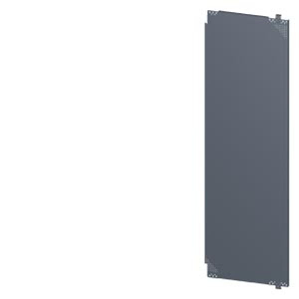 SIVACON, mounting plate, for cabinet side, perforated, D: 800 mm, H: 2200 mm, zinc-plated The image 1