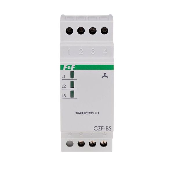Phase loss and asymmetry sensor with fixed asymmetry threshold, True RMS, DIN rail mounting image 2