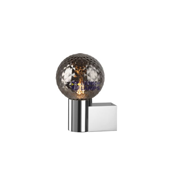 VARYT, wall-mounted light, round, 1x max. 6W E14, chrome image 5