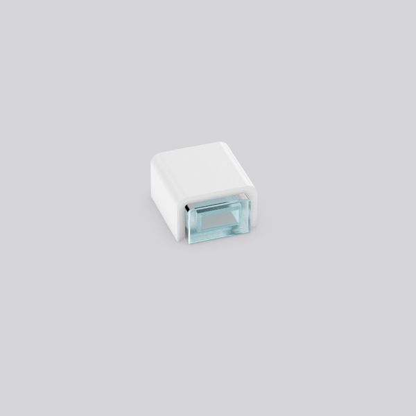Connector, electric L 28 B 22 H 21 colour: white image 2
