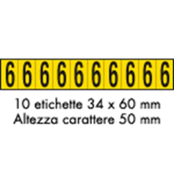 Adhesive label - 350x60 - 10 sheets / 10 labels each image 1