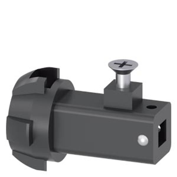 Door-coupling 6x6 mm, accessory for: door-coupling rotary mechanism shaft 6x 6 mm, 3LD5 UL, 3KD0 image 1